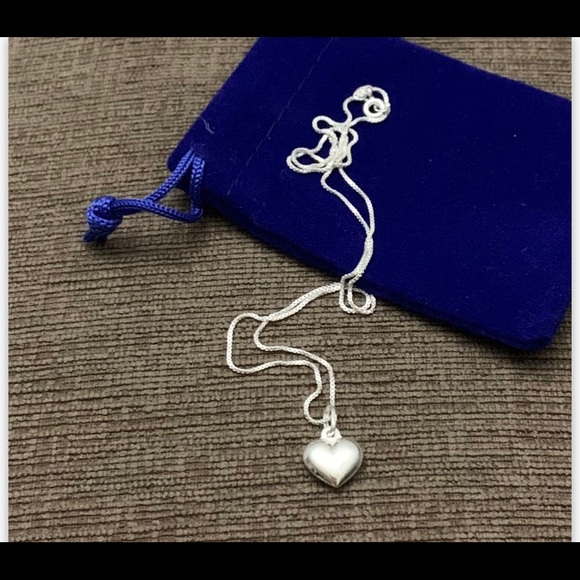 925 silver heart necklace - Picture 9 of 9